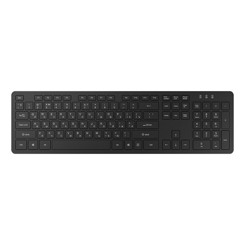 Беспроводная клавиатура Maxvi KWS-01 black