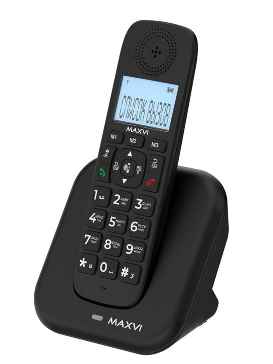 Радиотелефон Maxvi AM-02 black