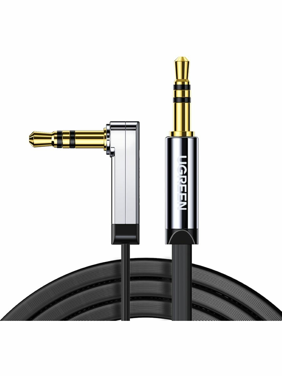 UGREEN AV119 (10598) Угловой 3.5 mm to 3.5 mm 1.5м