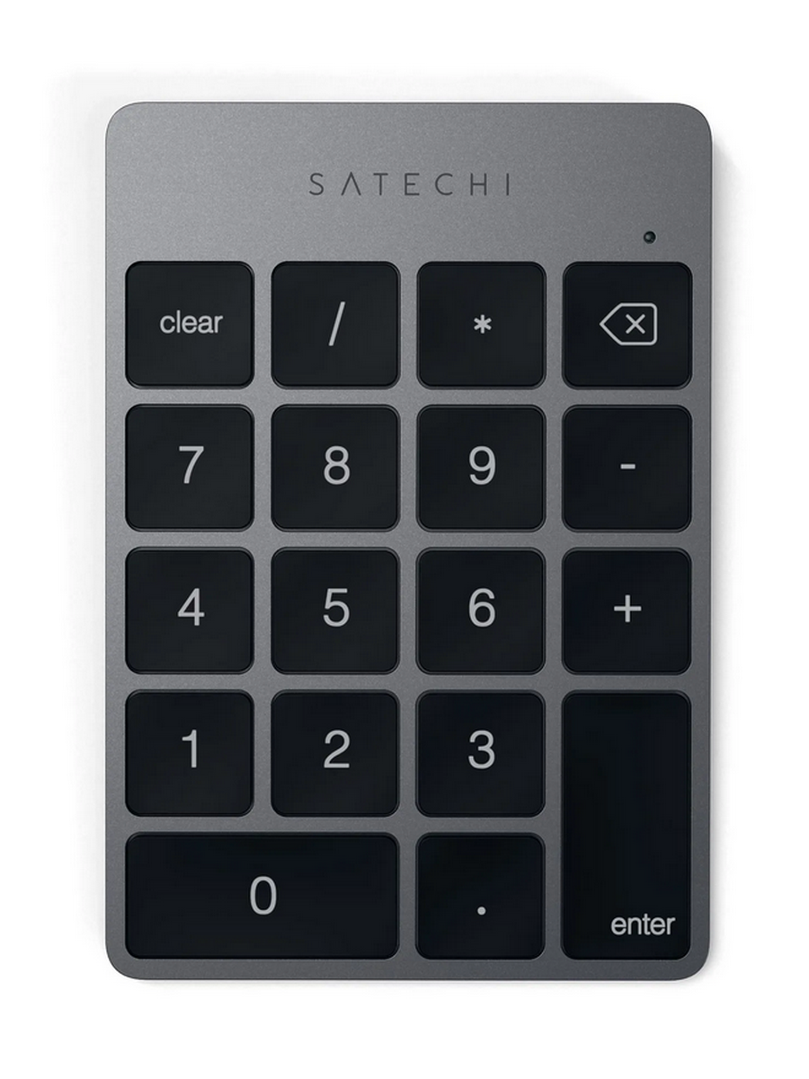 Блок клавиатуры Satechi ST-KSALKPM серый космос USB-C Aluminum Slim Keypad Numpad
