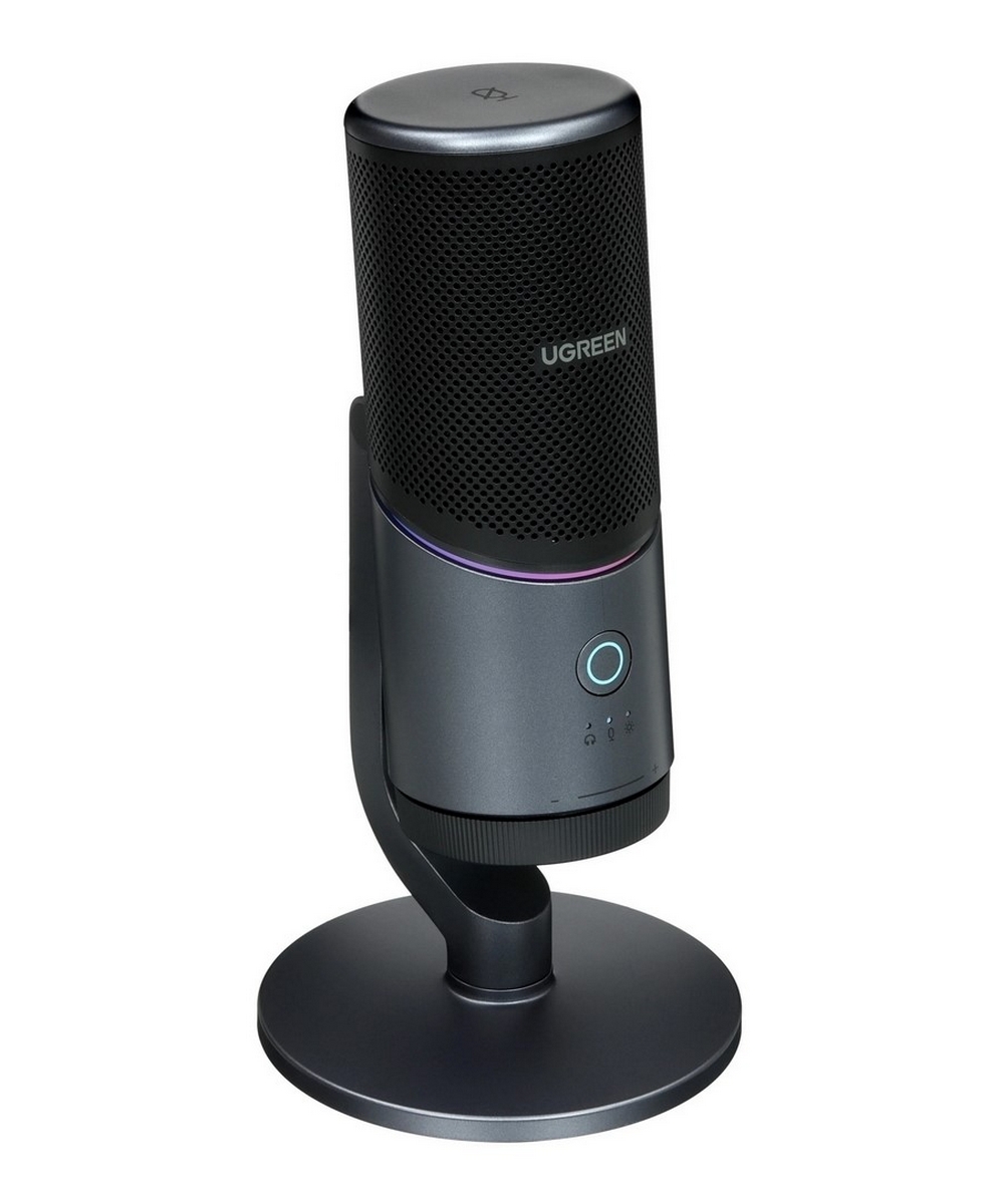 Микрофон UGREEN CM769 (35629) Desktop USB Microphone with RGB Lights. Цвет: серый