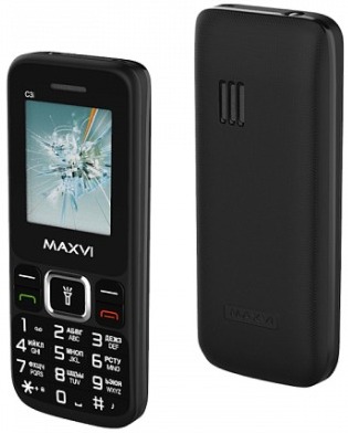 Мобильный телефон Maxvi C3i Black