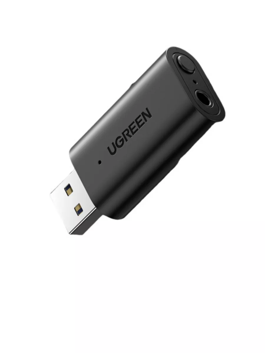 Адаптер UGREEN CM523 (60300) Bluetooth Receiver&Transmitter Bluetooth приемник/передатчик черный