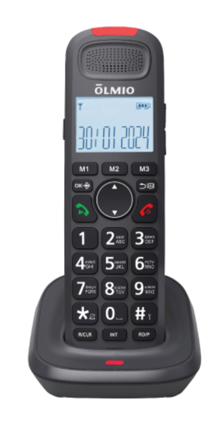 Радиотелефон Olmio DP-04 (черный) Dect