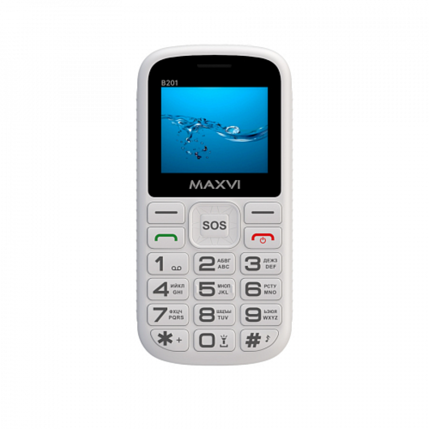 Мобильный телефон Maxvi B201 White