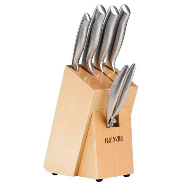 Набор ножей HuoHou HU0014 Nano Knife Set 5+1 из высококачественной молибденово-ванадиевой стали