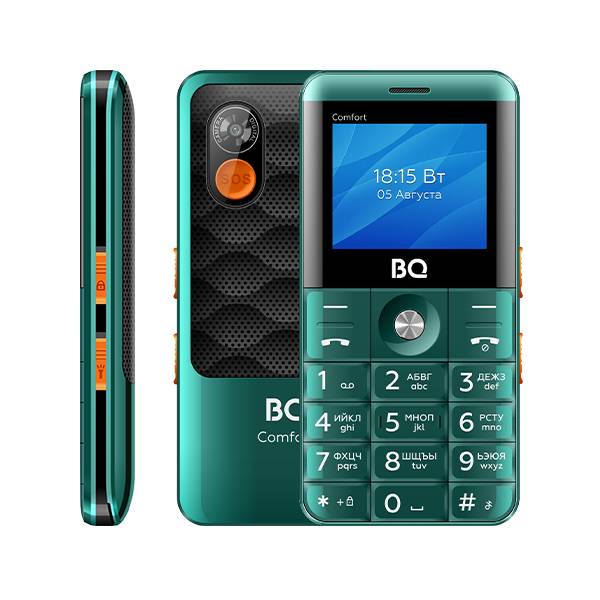 Мобильный телефон BQ 2006 Comfort Green+Black