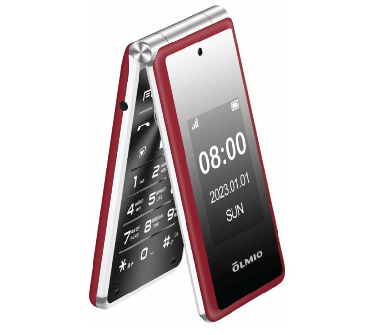 Мобильный телефон Olmio F50 (красный)