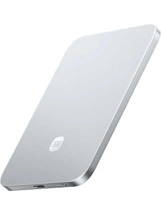 Внешний аккумулятор Xiaomi UltraThin Glacier Silver Magnetic Power Bank 5000 15W RU
