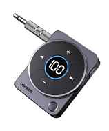 Адаптер UGREEN CM724 (35003) Car&Home Bluetooth 5.4 Receiver Audio Adapter серый