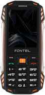 Мобильный телефон Fontel RP280, цвет черный-оранжевый