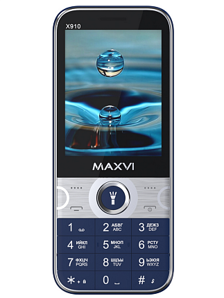 Мобильный телефон Maxvi X910 Blue