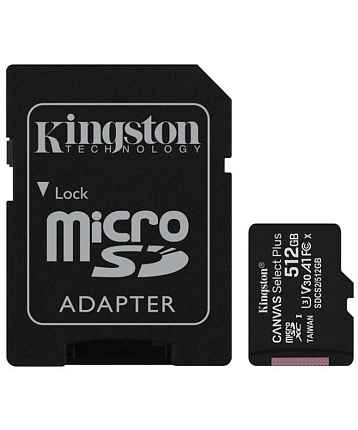 Kingston SDCS2/512GB microSDXC +SD Adapter