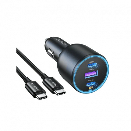 UGREEN CD293 (90889) 130W 2xUSB-C+USB-A + Кабель