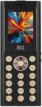 Мобильный телефон BQ 1858 Barrel Black+Gold