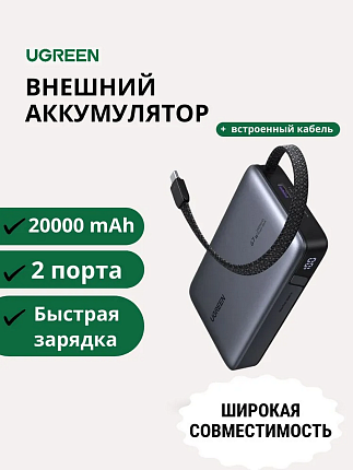 UGREEN PB550 (85166B) 67W 20000mAh USB-C