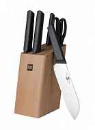 Набор ножей HuoHou HU0057 Kitchen knife Set Lite 5+1 нержавеющая сталь 3Cr13