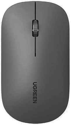 Беспроводная компьютерная мышь UGREEN MU001 90372 Portable Wireless Mouse. Цвет: черный