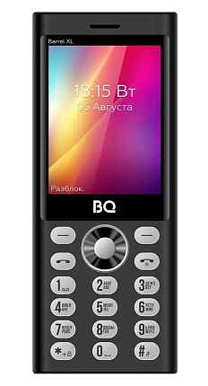 Мобильный телефон BQ 2832 Barrel XL Black+Silver