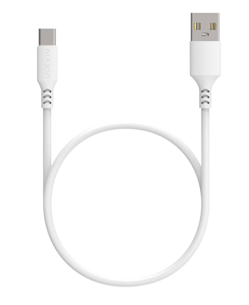 Кабель Maxvi MC-A02 UP white USB-A Type-C 3A