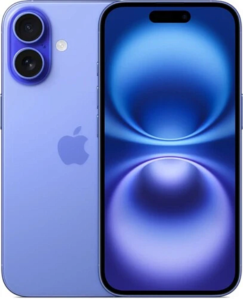 Смартфон Apple iPhone 16 128GB Ultramarine EU (nano SIM + eSIM)