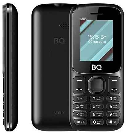 Мобильный телефон BQ 1848 Step+ Black (без СЗУ в комплекте)