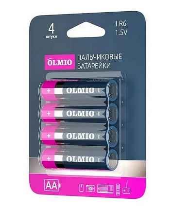 Olmio AA/LR06 04 (щелочные) 4шт