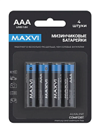 Батарейка Maxvi MBLR03CF4 AAA 4 шт COMFORT Щелочная