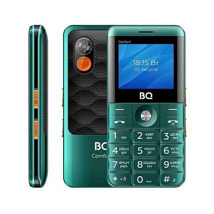 Мобильный телефон BQ 2006 Comfort Green+Black