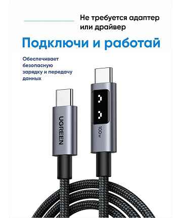 UGREEN L509 (45612) 100W 0,5м