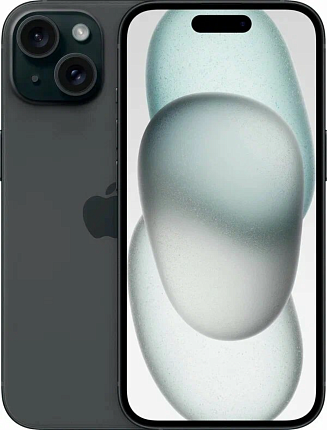 Смартфон Apple iPhone 15 256GB Black EU (nano SIM + eSIM)