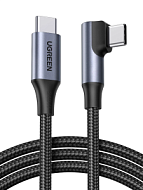 UGREEN L536 (85225) USB-C Male To USB-C Угловой 1м
