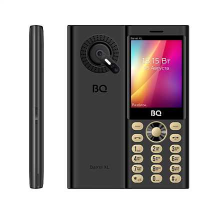 Мобильный телефон BQ 2832 Barrel XL Black+Gold