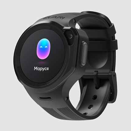 Детские часы Elari KidPhone 4GR Маруся Черные